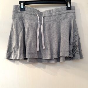 Abercrombie & Fitch Gray Skater Skirt Y2K